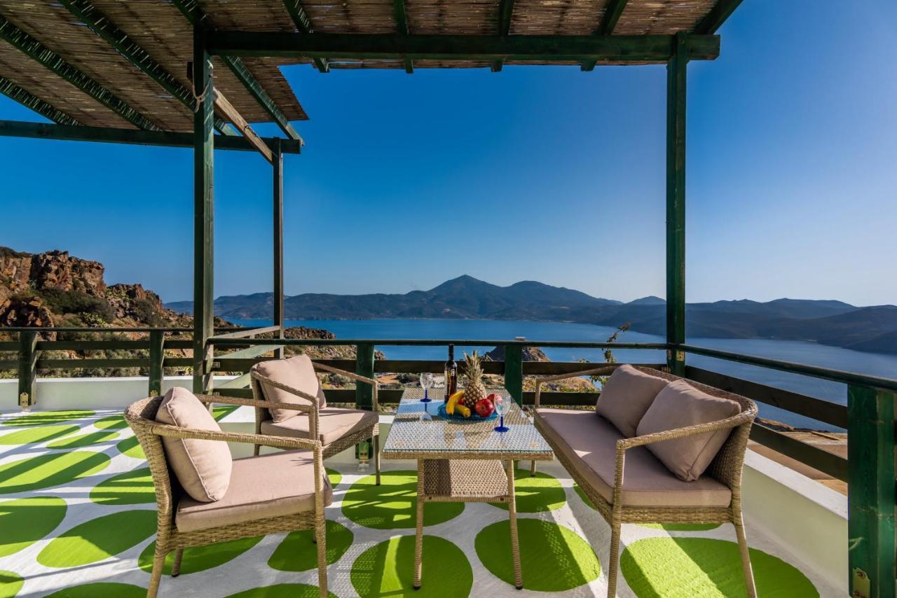 הוילה פלאקה Melisses Sea View House מראה חיצוני תמונה