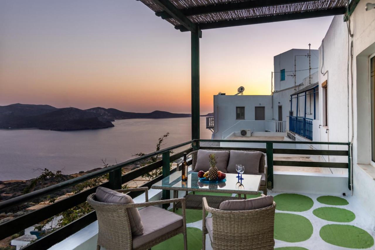 הוילה פלאקה Melisses Sea View House מראה חיצוני תמונה
