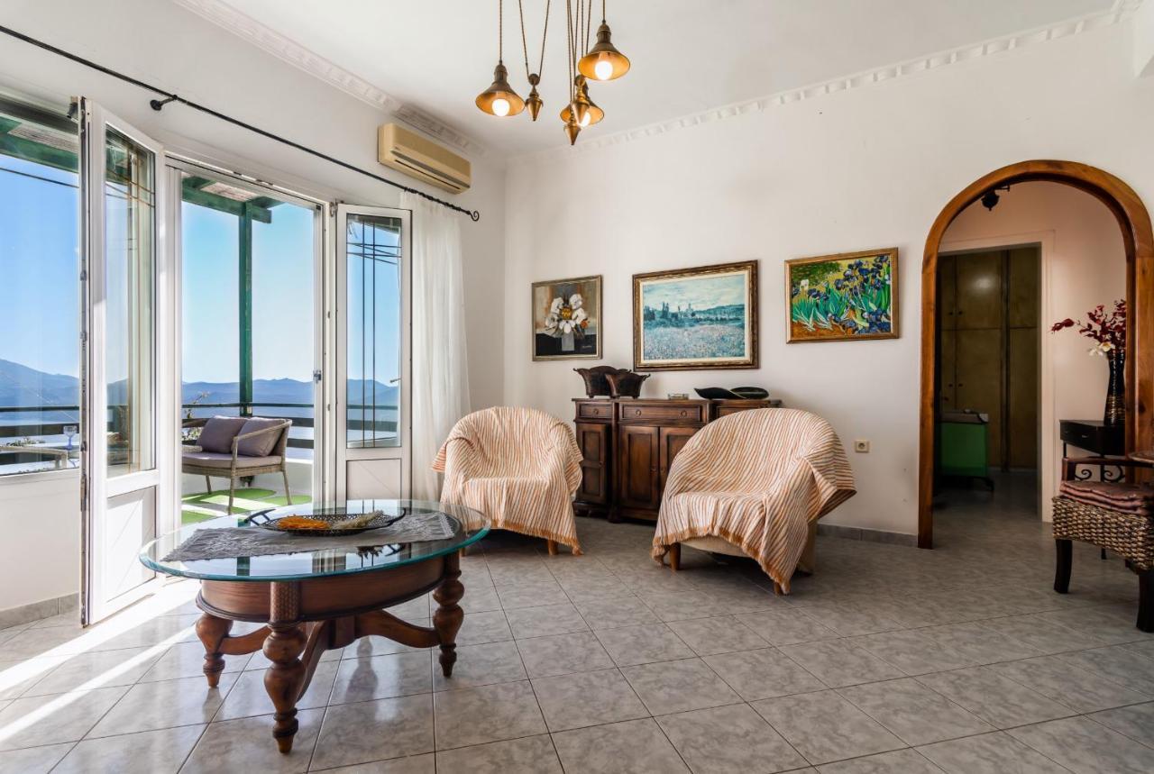 הוילה פלאקה Melisses Sea View House מראה חיצוני תמונה
